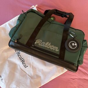 Malbon Golf Nylon Weekender Bag in Green w/ Tags